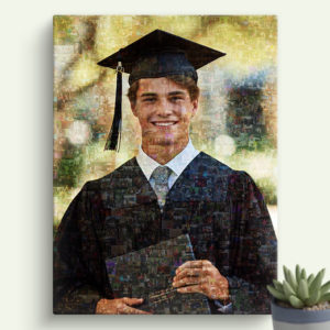 diploma graduation mosaic