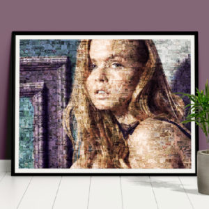 photo mosaic portrait