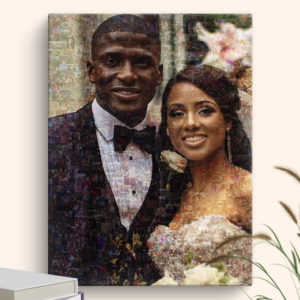 wedding photo gift mosaic